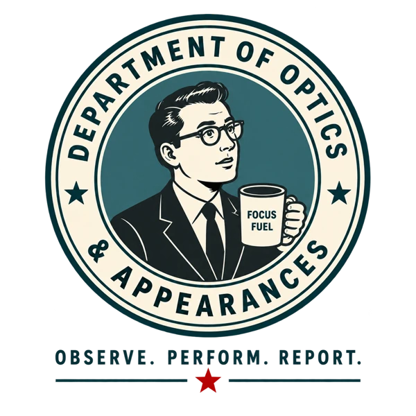 Original Department seal: Observe. Perform. Report.
